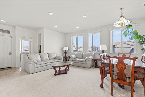 Dining room, Interior, Living room, Recessed Lighting