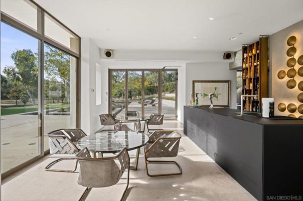 Dining room, Interior, Recessed Lighting