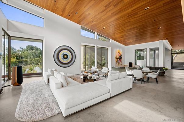Dining room, Interior, Living room, Recessed Lighting, Wooden Ceilings