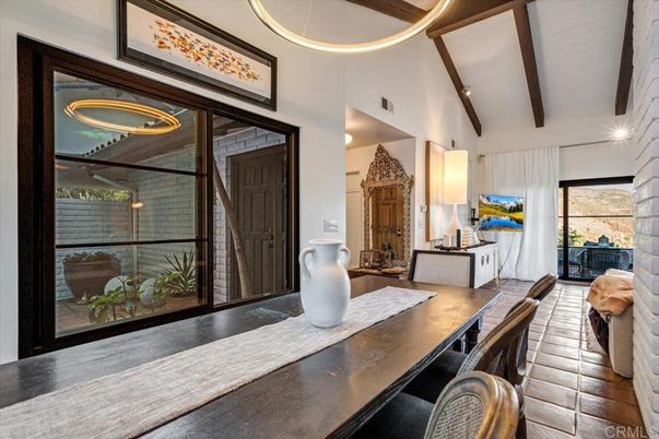 Interior, Pendant Lights, Wooden Beams