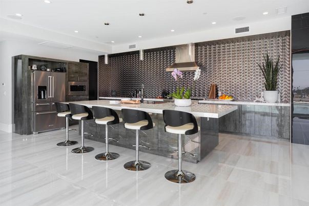 Interior, Kitchen, Recessed Lighting, Stainless Steel Appliances