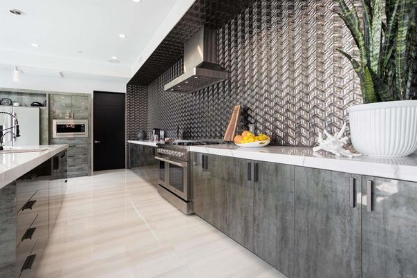 Interior, Kitchen, Recessed Lighting, Stainless Steel Appliances