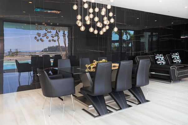 Dining room, Interior, Pendant Lights, Recessed Lighting