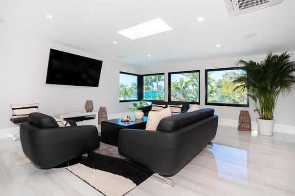 Interior, Living room, Recessed Lighting