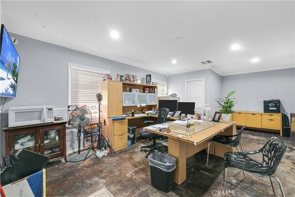 Home Office, Interior, Recessed Lighting
