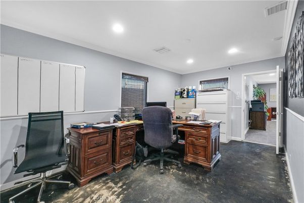 Home Office, Interior, Recessed Lighting