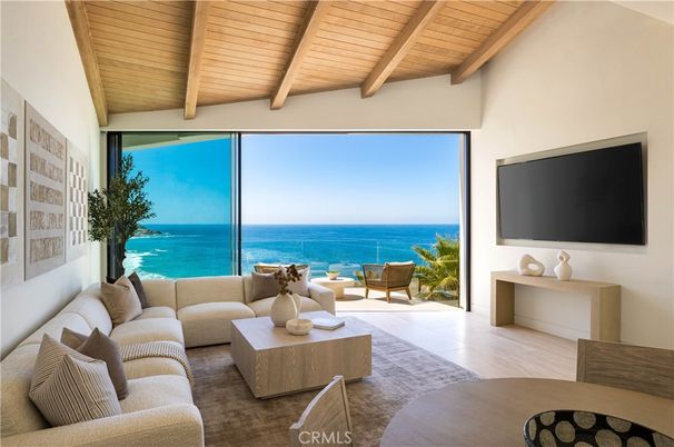 Interior, Living room, Water, Wooden Beams, Wooden Ceilings, Wood Texture Flooring