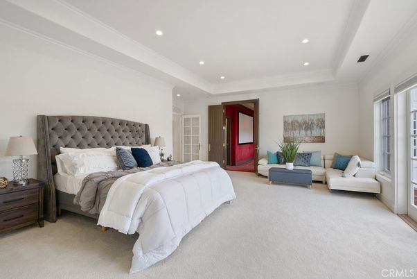 Bedroom, Interior, Recessed Lighting