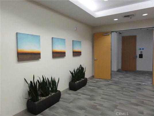 Elevator, Interior, Recessed Lighting, Wood Texture Flooring