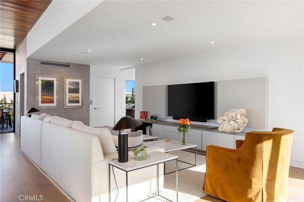 Interior, Living room, Recessed Lighting, Wooden Ceilings, Wood Texture Flooring