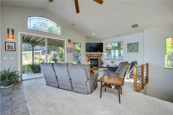 Fireplace, Interior, Living room, Recessed Lighting