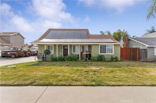 Exterior, Facade, Solar Panels, Ranch