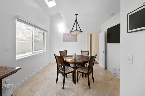 Dining room, Interior, Pendant Lights