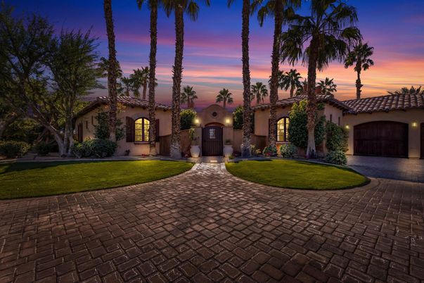 Attached, Backyard, Exterior, Facade, Mediterranean