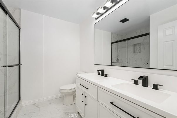 Bathroom, Glass Shower, Interior, Marble, Marble Walls