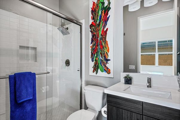 Bathroom, Glass Shower, Interior