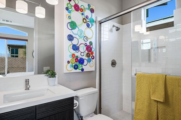 Bathroom, Glass Shower, Interior