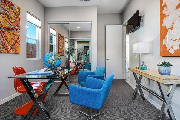 Home Office, Interior, Recessed Lighting