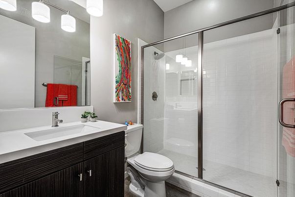 Bathroom, Glass Shower, Interior