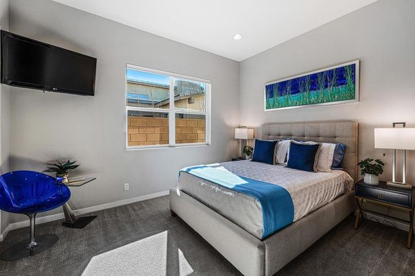 Bedroom, Interior, Recessed Lighting