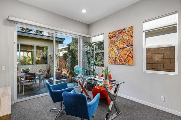 Home Office, Interior, Recessed Lighting