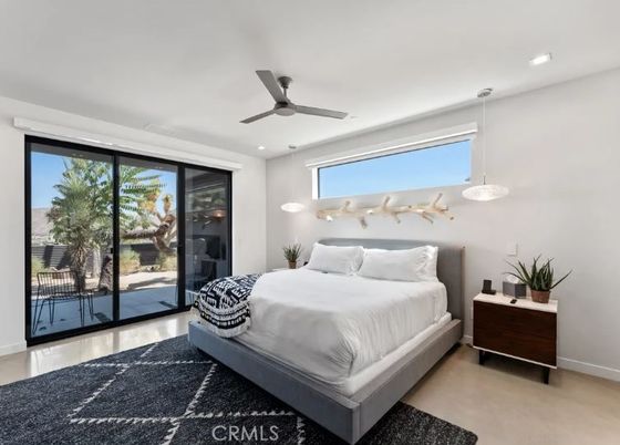 Bedroom, Interior, Pendant Lights, Recessed Lighting