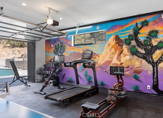 Fitness Equipment, Interior, Recessed Lighting