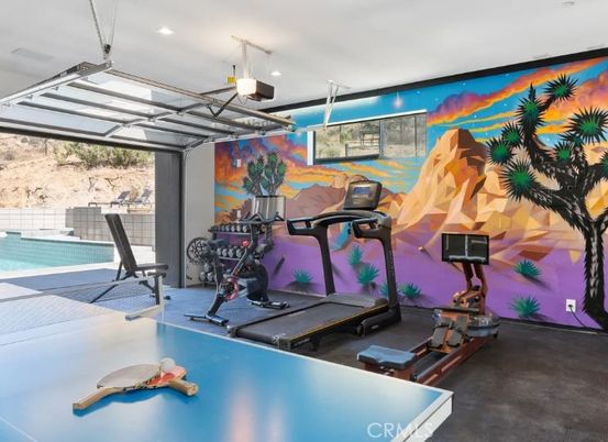 Fitness Equipment, Interior, Recessed Lighting