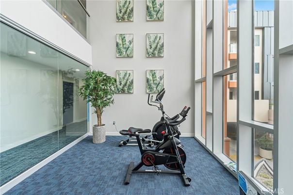 Fitness Equipment, Interior, Recessed Lighting