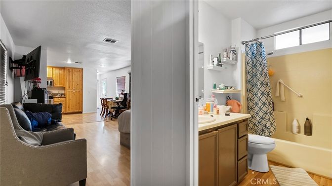 Bathroom, Dining room, Interior, Kitchen, Wood Texture Flooring