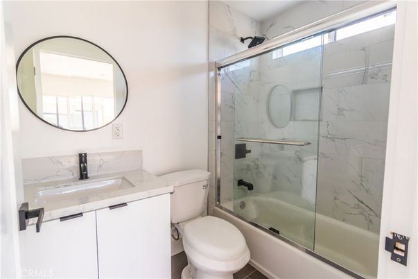 Bathroom, Glass Shower, Interior, Marble Walls