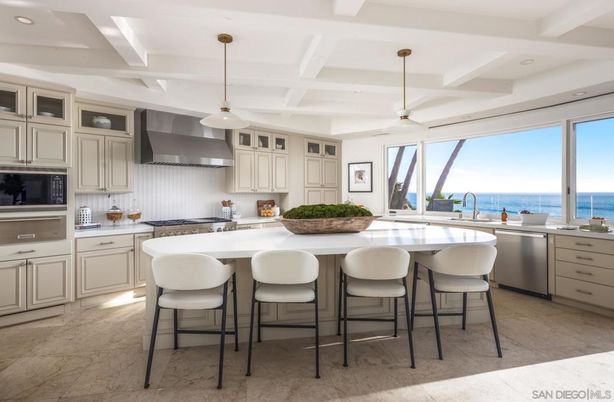 Interior, Kitchen, Pendant Lights, Recessed Lighting, Stainless Steel Appliances, Water