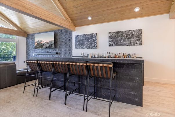 Interior, Recessed Lighting, Stone Walls, Wooden Beams, Wooden Ceilings, Wood Texture Flooring