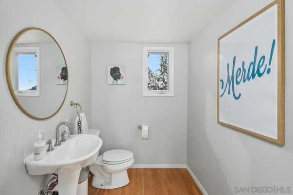 Bathroom, Interior, Wood Texture Flooring