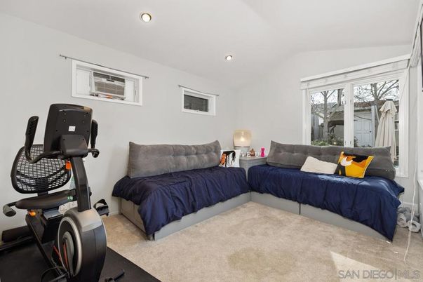 Bedroom, Fitness Equipment, Interior, Recessed Lighting