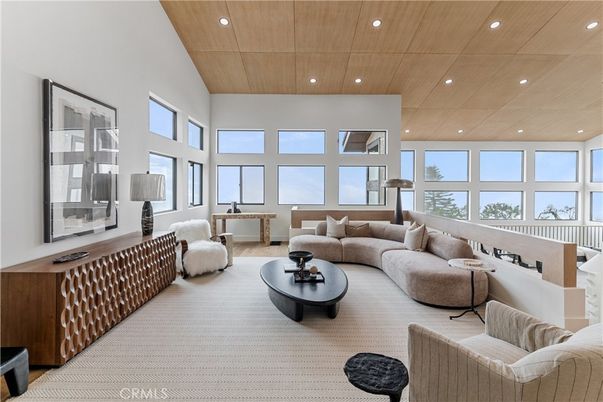 Interior, Living room, Recessed Lighting, Water, Wooden Ceilings