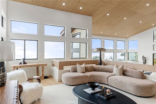 Interior, Living room, Recessed Lighting, Wooden Ceilings, Wood Texture Flooring
