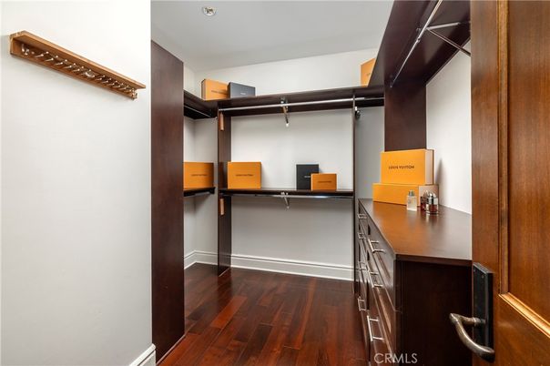 Interior, Walk-in Closets, Wood Texture Flooring