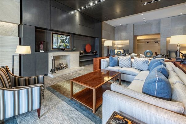 Fireplace, Interior, Living room, Recessed Lighting