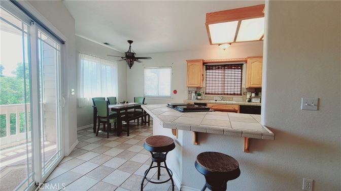 Dining room, Interior, Kitchen, Tile Countertops