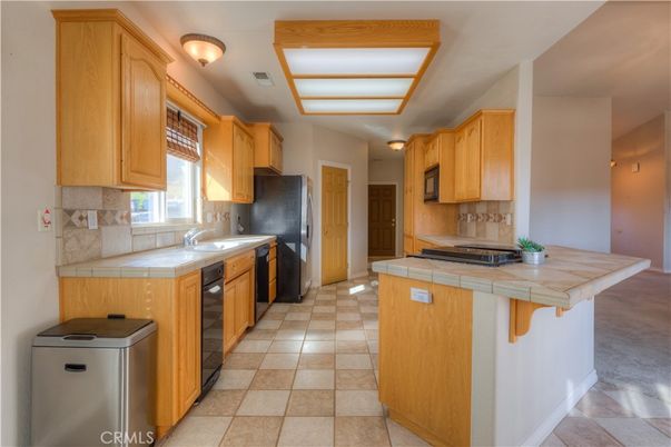 Interior, Kitchen, Tile Countertops