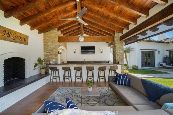 Exterior, Fireplace, Living room, Stone Walls, Wooden Beams, Wooden Ceilings