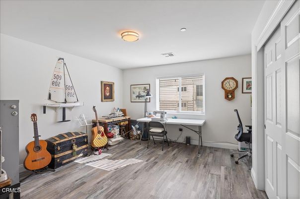 Home Office, Interior, Wood Texture Flooring