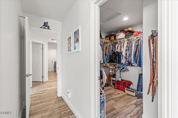 Interior, Recessed Lighting, Walk-in Closets, Wood Texture Flooring