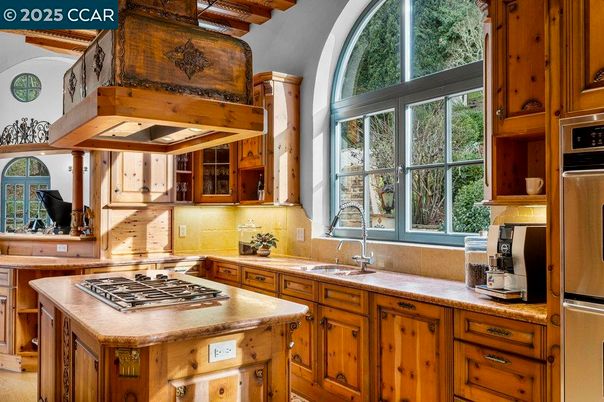 Interior, Kitchen, Wooden Beams