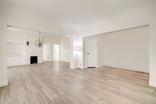 Empty room, Fireplace, Interior, Wood Texture Flooring