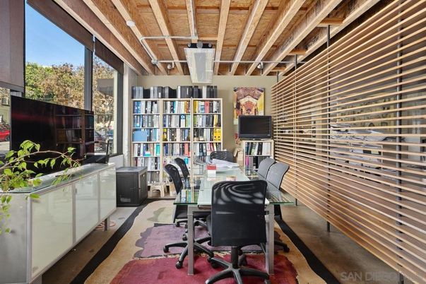 Home Office, Interior, Wooden Beams, Wooden Ceilings