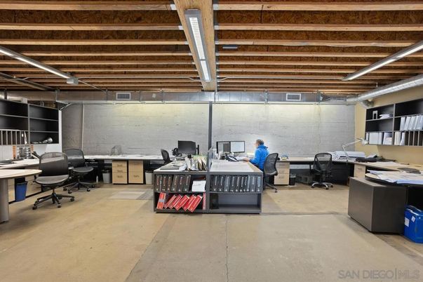 Home Office, Interior, Wooden Beams