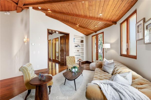 Interior, Living room, Recessed Lighting, Wooden Beams, Wooden Ceilings, Wood Texture Flooring