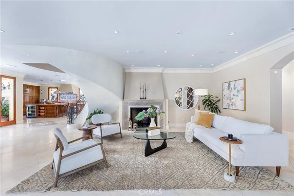 Fireplace, Interior, Living room, Recessed Lighting